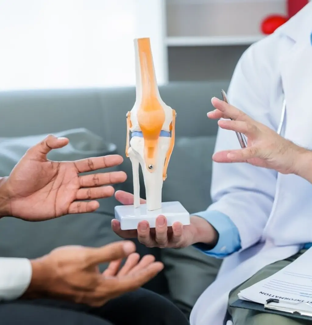 Patient care with Dr. Kouroush